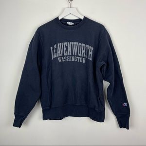 Vintage Champion Leavenworth Washington Reverse Weave Sweatshirt Size Medium